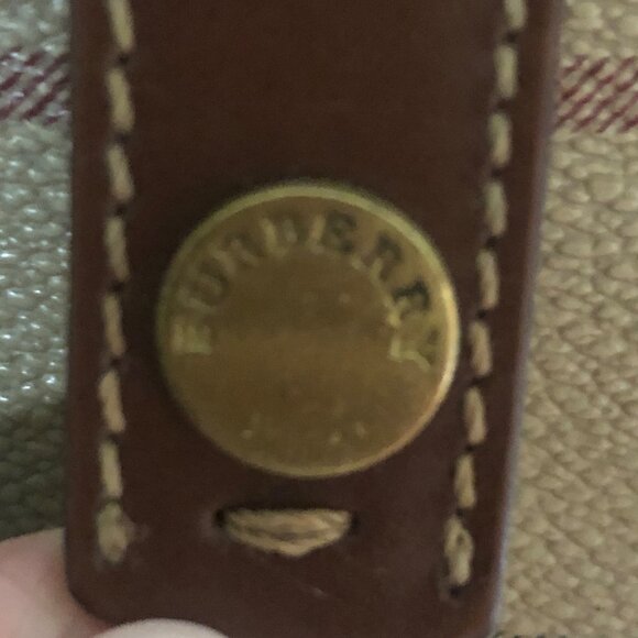 Authentic BURBERRY Vintage Haymarket Check Tote - Picture 7 of 12